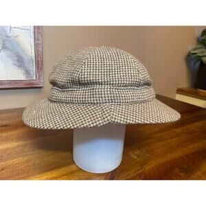 Edinburgh Woolen Mill Hat Mens Large Multicolor Bucket Cap 100% Wool Vintage